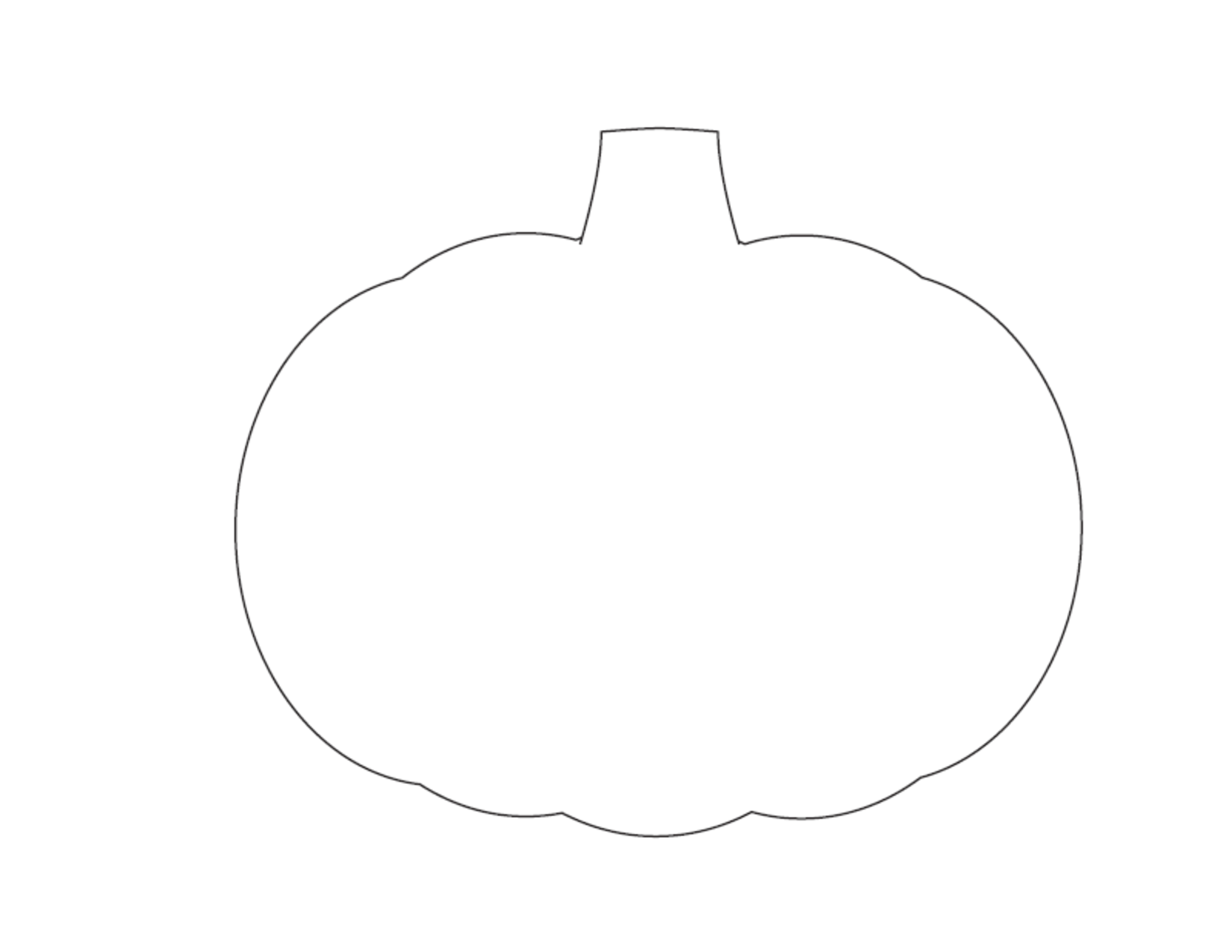 8 Best Images of Large Pumpkin Template Printable Free Coloring Pages