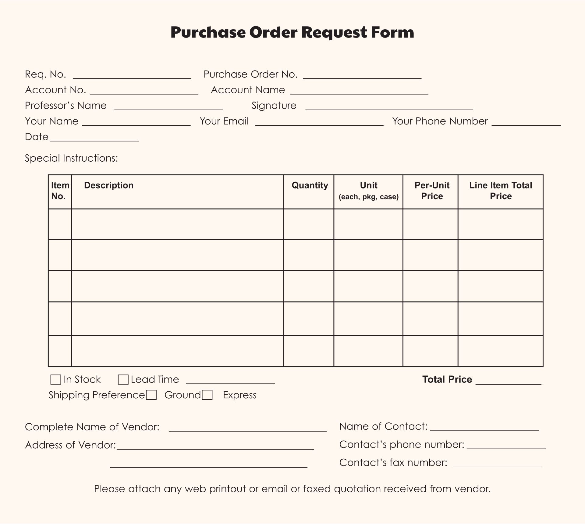 9 Best Images Of Free Printable Blank Order Forms Free Printable Blank Forms Free Blank