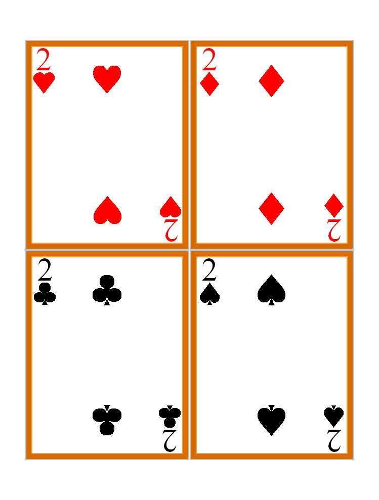7 Best Images of Playing Card Printable Templates Playing Card
