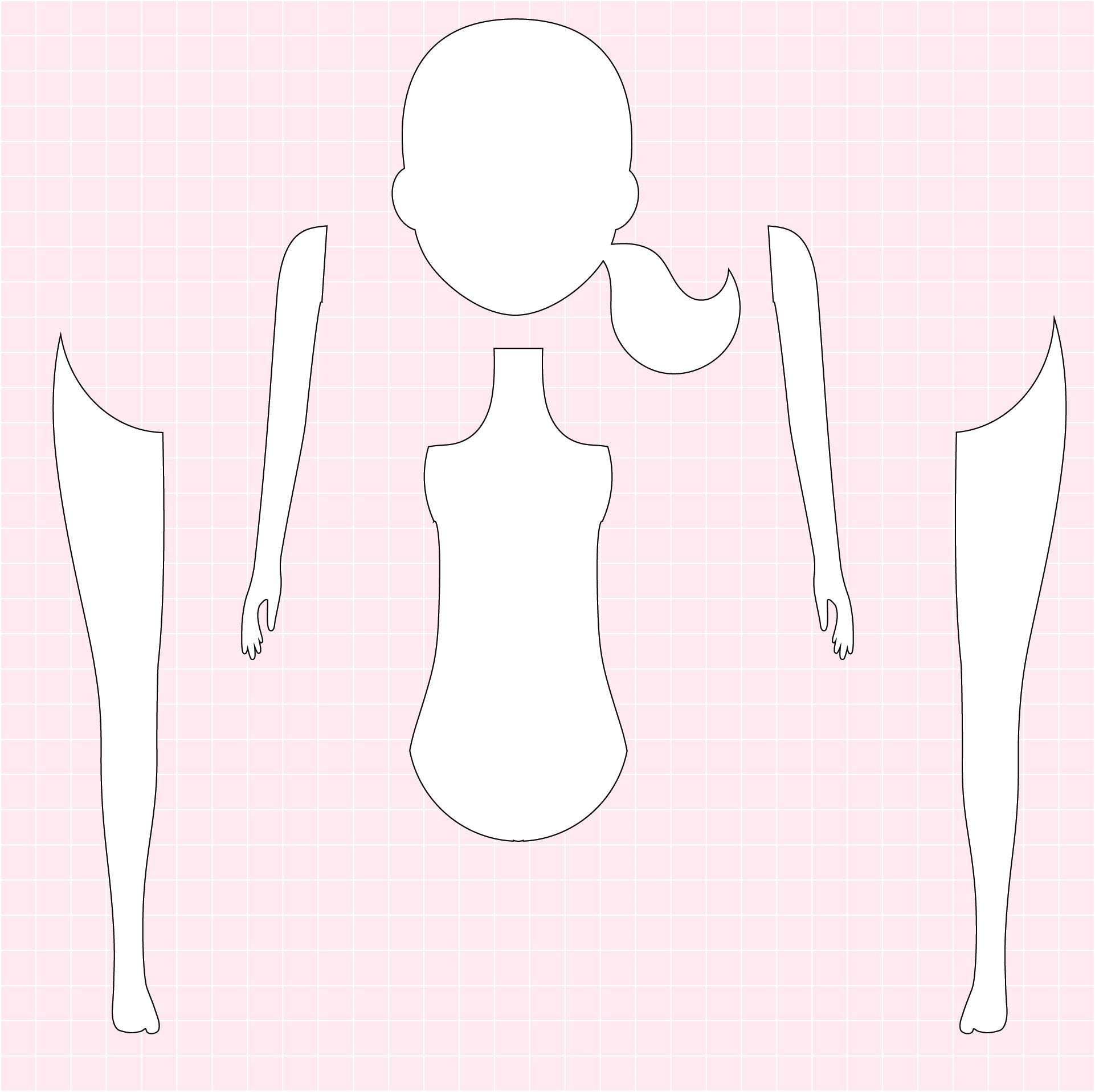 Beginner Easy Printable Rag Doll Patterns
