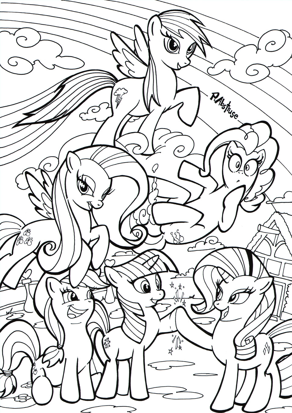 best coloring pages my little pony - photo #44