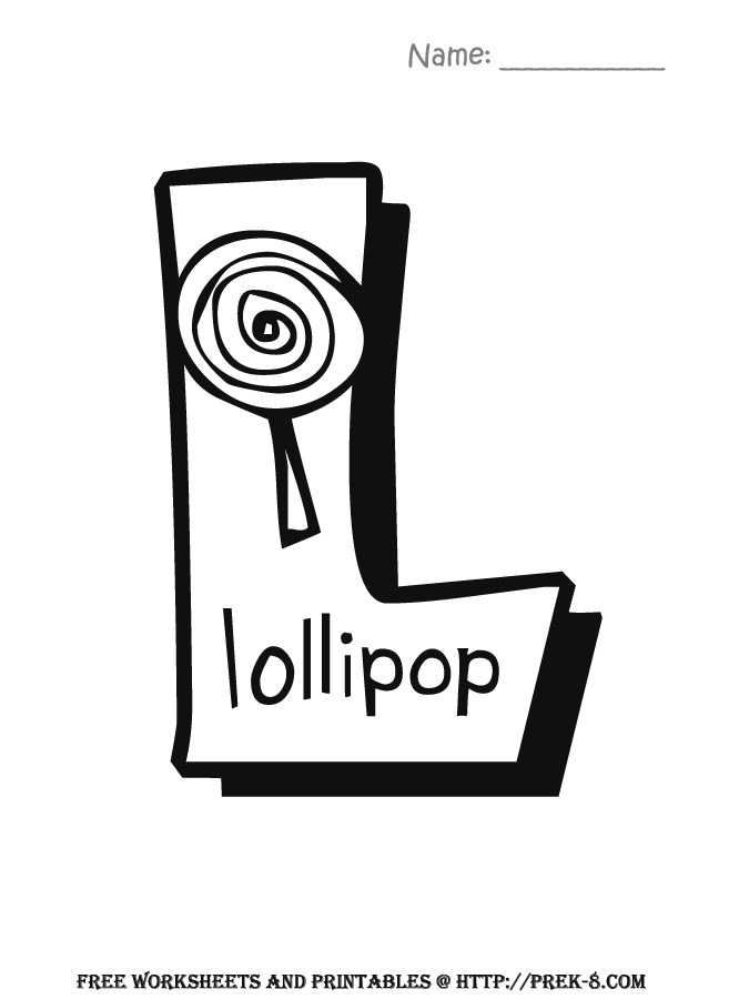 5 Best Images of L Coloring Pages Letter Printables - Preschool Letter