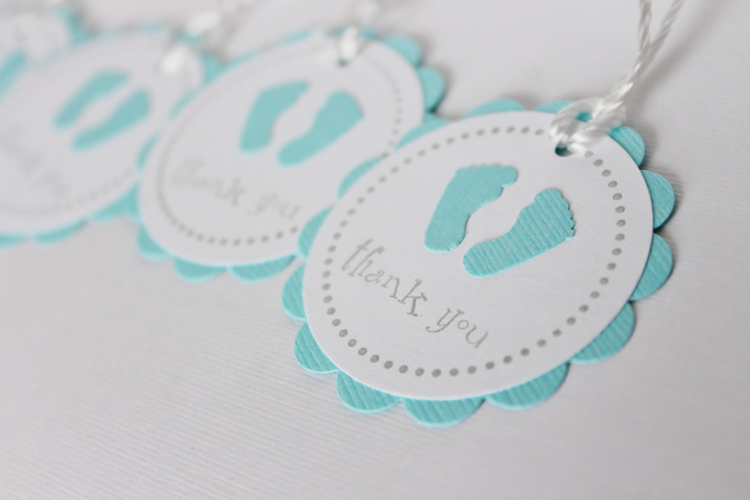 6 Best Images of Black And White Baby Shower Gift Tag