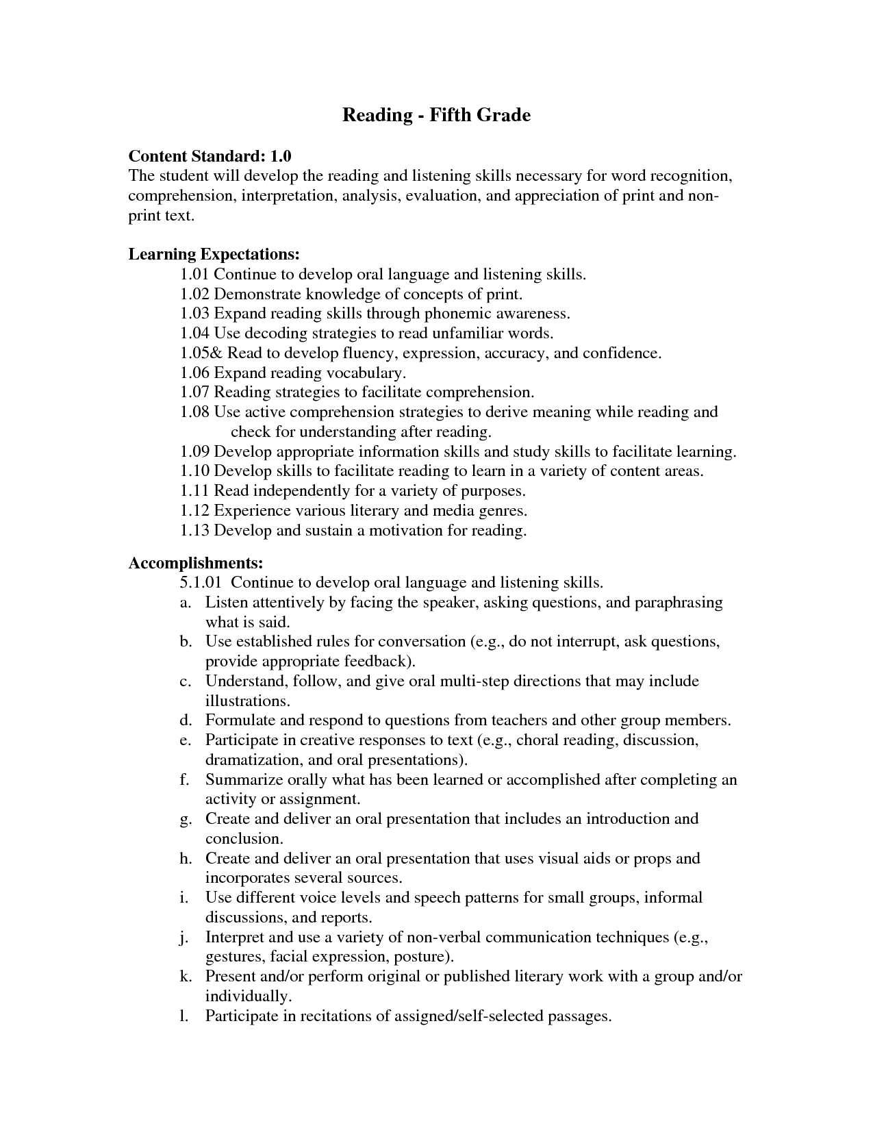 5th Grade English Grammar Worksheets