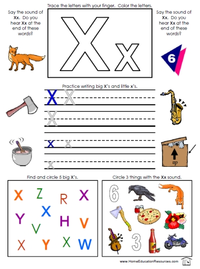 6 Best Images of Printable Letter X Activities  Free Printable