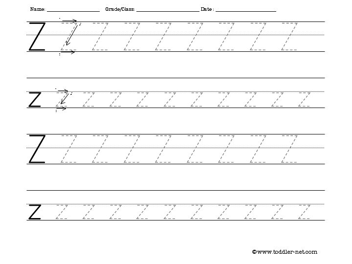 9 Best Images of Printable Letters A- Z Tracing Worksheets - Printable