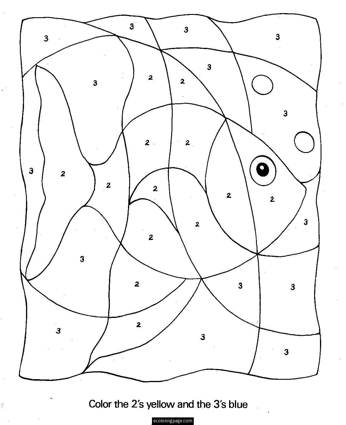 6 Best Images of Printable Numbers Coloring Pages For ...
