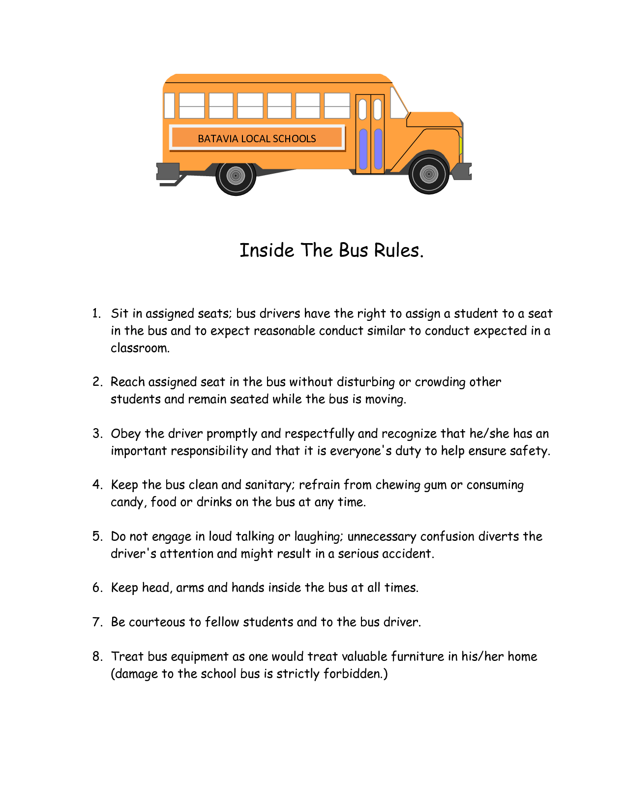 6 Best Images of School Rules Printable Printable School Rules, Great
