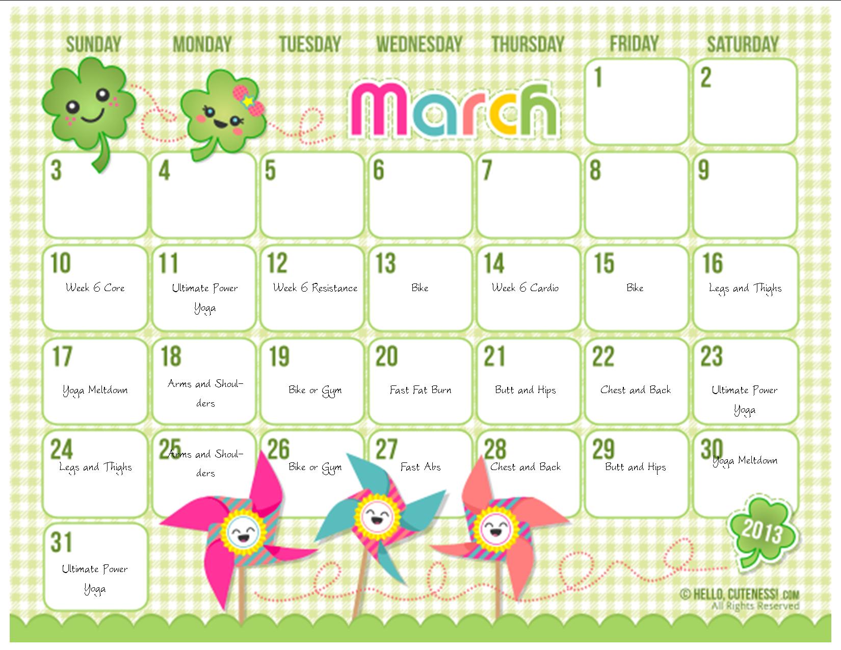 8 Best Images of Cute Free Printable Calendar Templates 2016 Cute