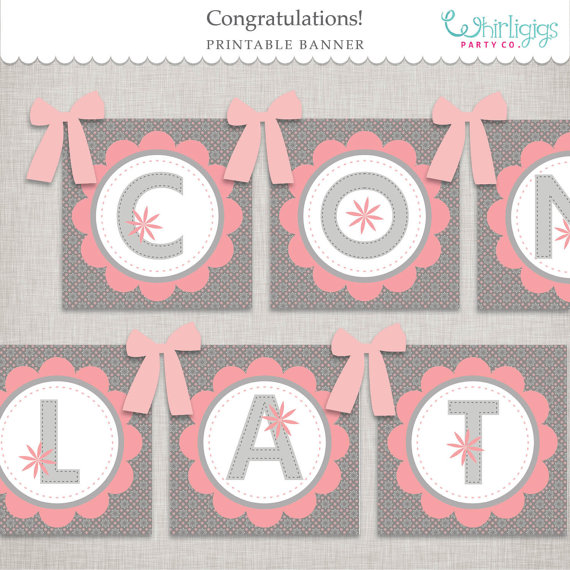 7 Best Images Of Pink Floral Banner Printable Free Printable congratulations-banner-free-printable-printable-templates