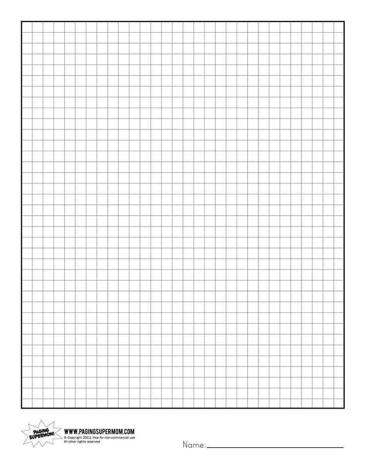 6 Best Images of Printable Graph Paper For Teachers - Free Printable
