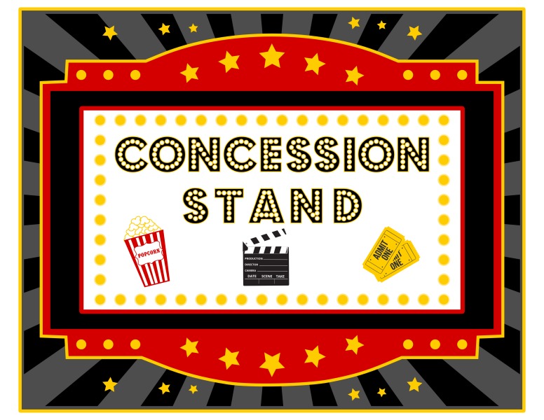 5 Best Images of Printable Concession Sign Free Printables Movie