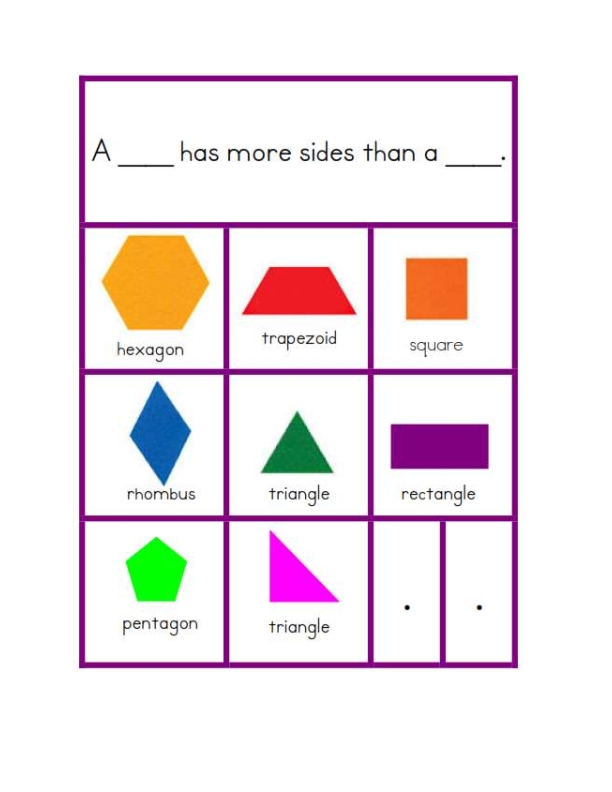 7 Best Images of Kindergarten Geometric Shapes Puzzles Printable  Free
