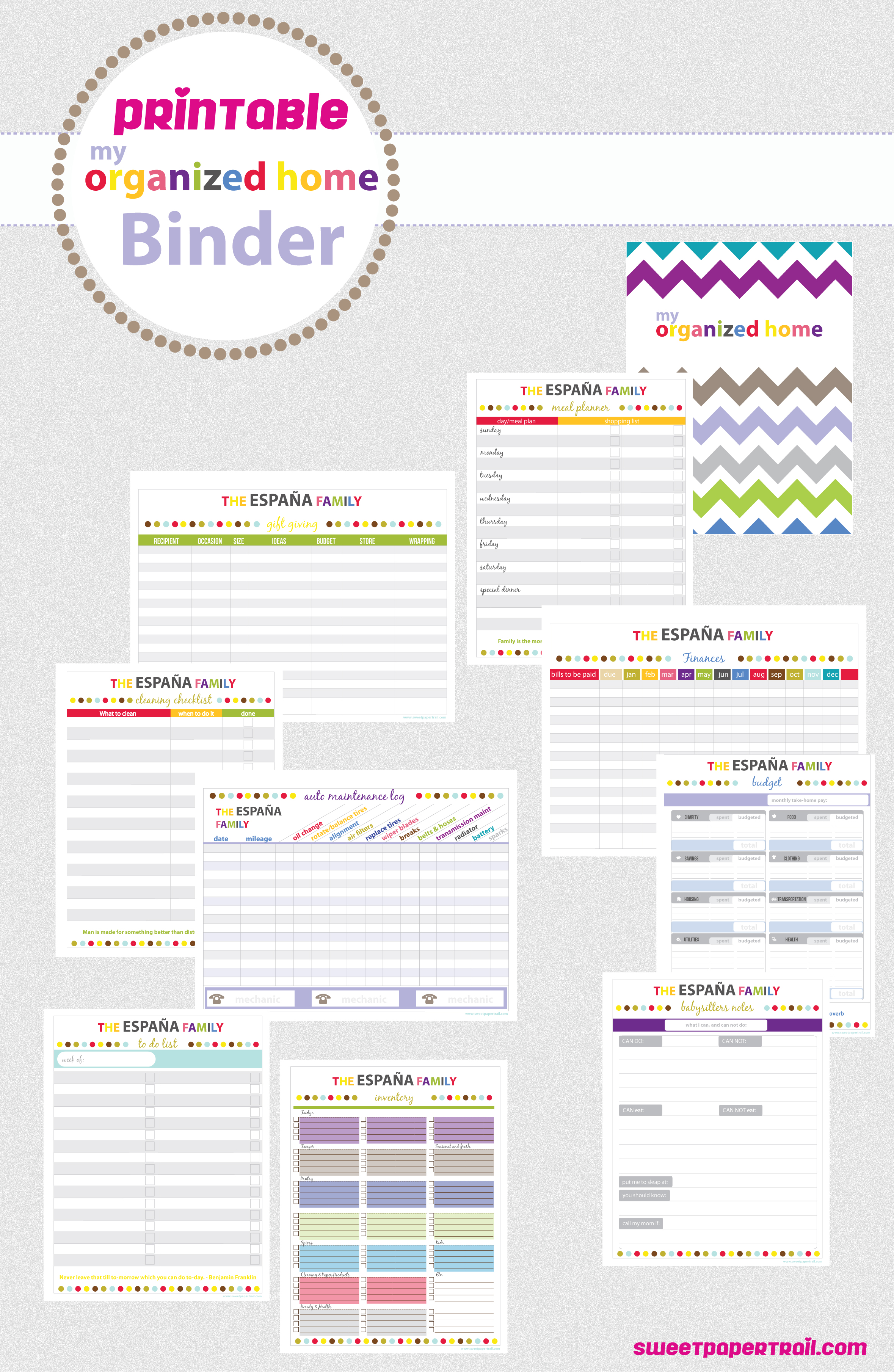 8 Best Images Of Free Household Planner Printables Free Printable 