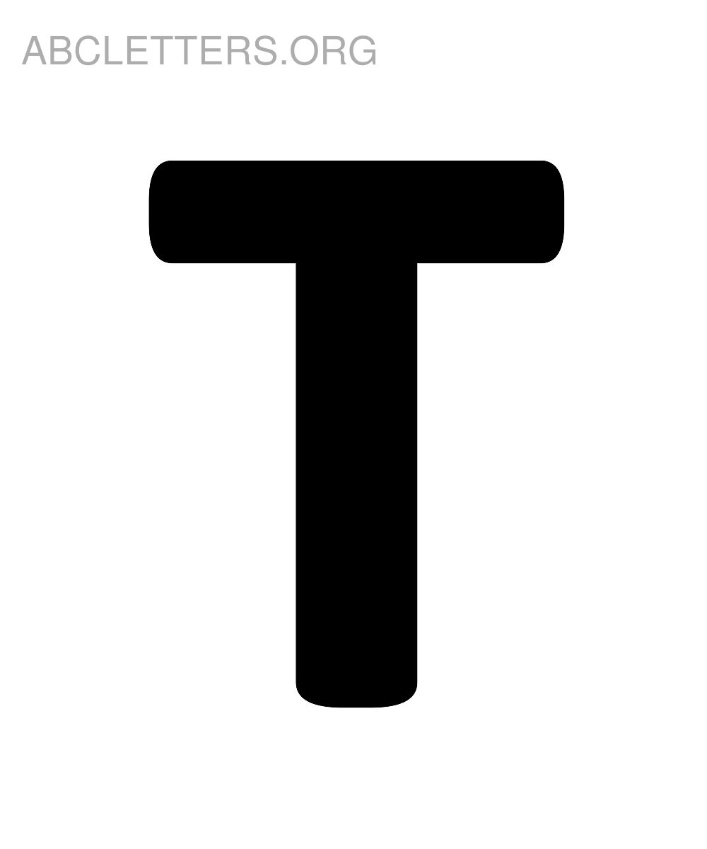 4 Best Images of Extra Large Printable Alphabet Letters T Free