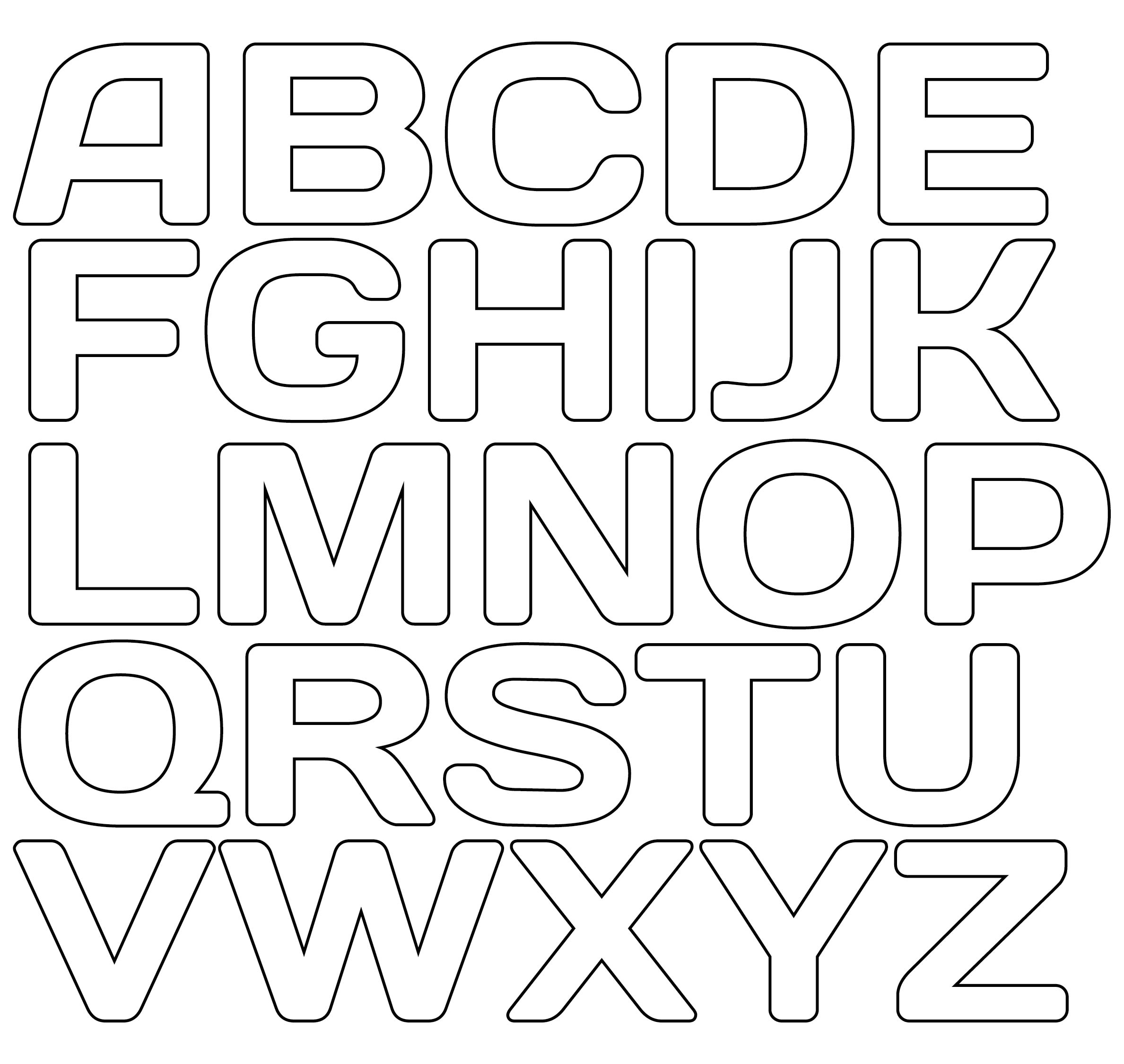 7 Best Images of Free Printable Alphabet Cut Outs Alphabet Letters to