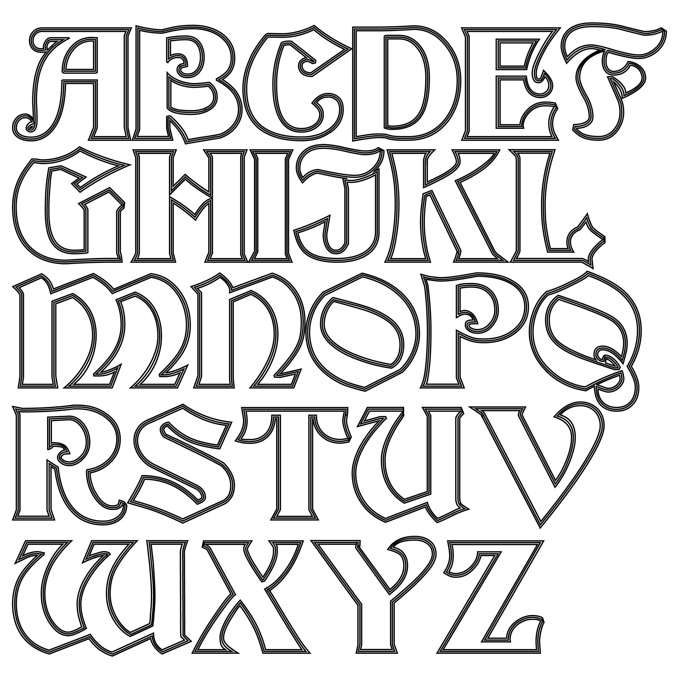 Cut Out Printable Alphabet Letters Customize And Print
