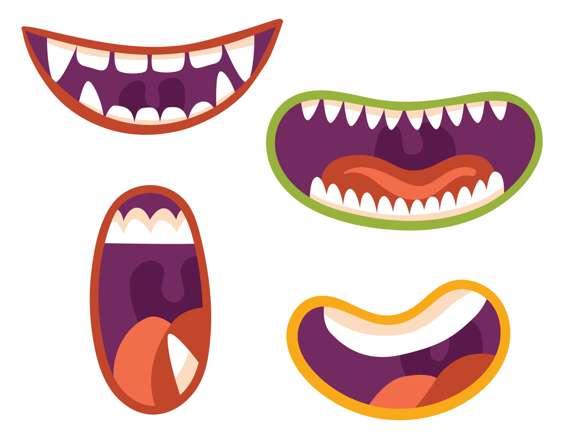 Mouth Template Printable