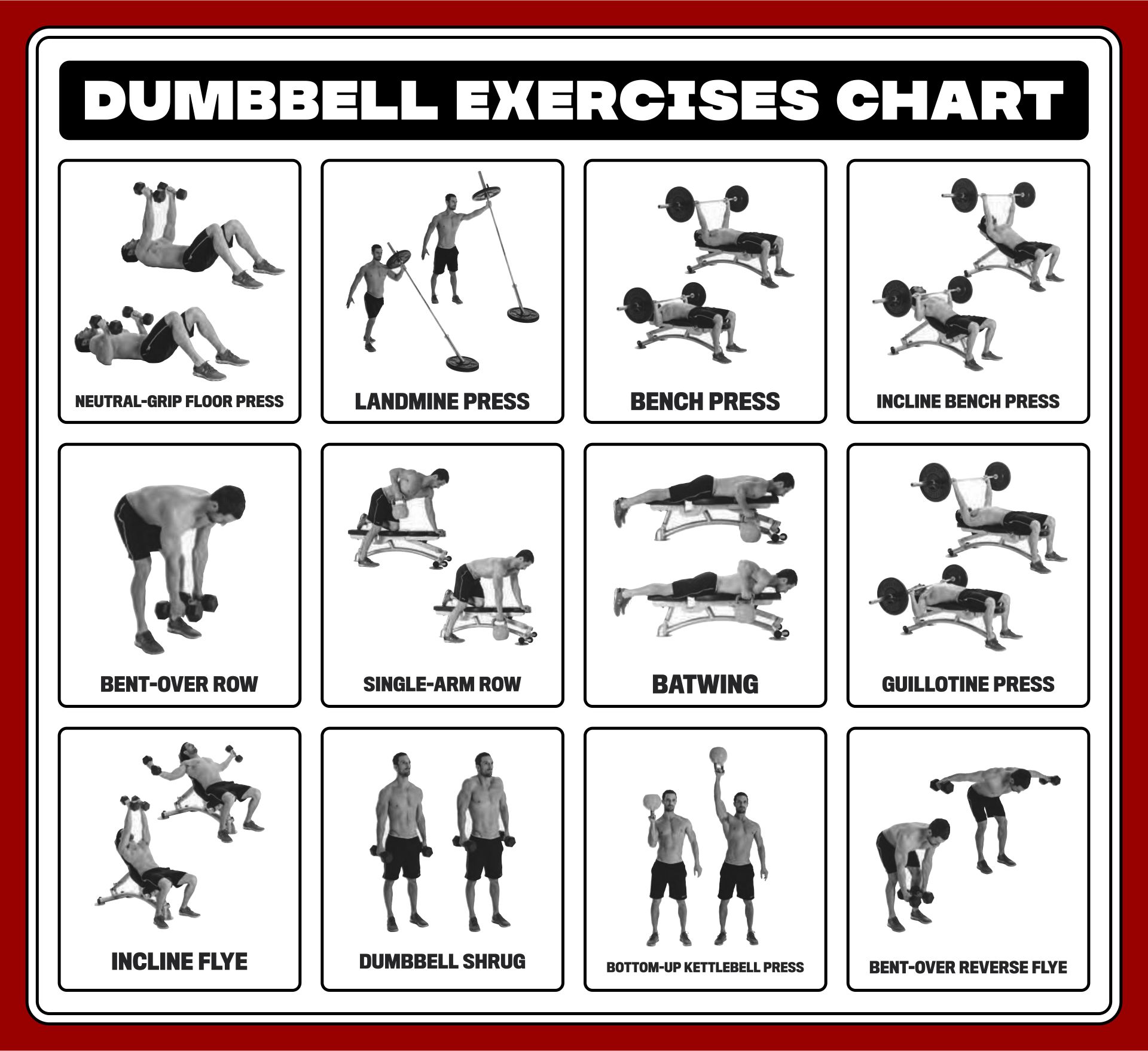 Printable Dumbbell Workout Plan Customize and Print