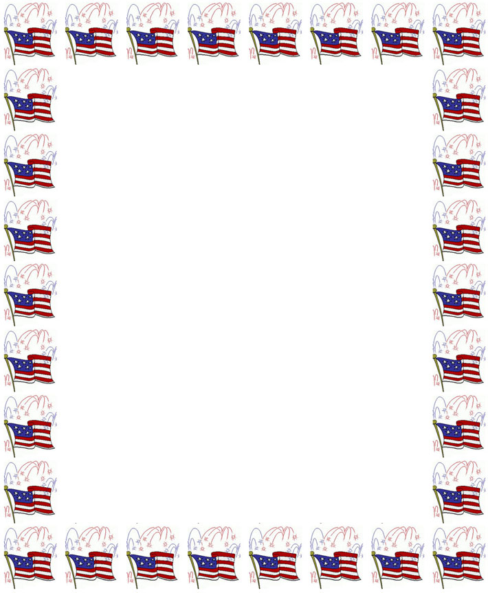 8 Best Images Of Free Printable US Flag Borders Free Printable 4th Of 
