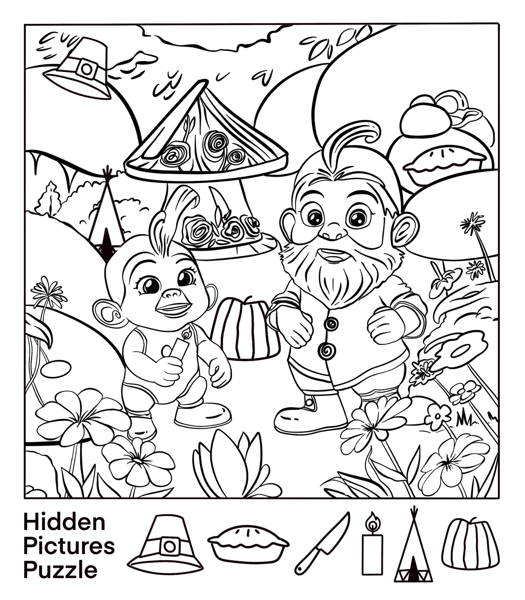 Find Hidden Objects Free Printable Puzzles For Kids