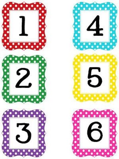 5 Best Images of Polka Dot Numbers Printable - Free Printable Polka Dot