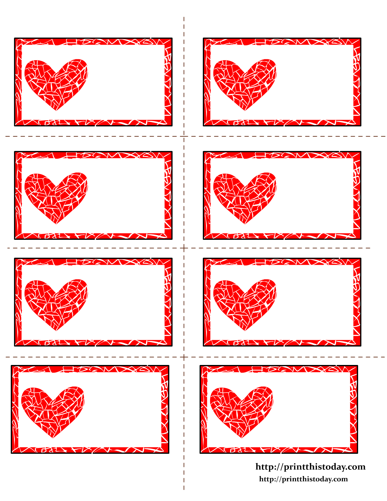 Label Templates Free Printable Valentine Labels / valentines day labels