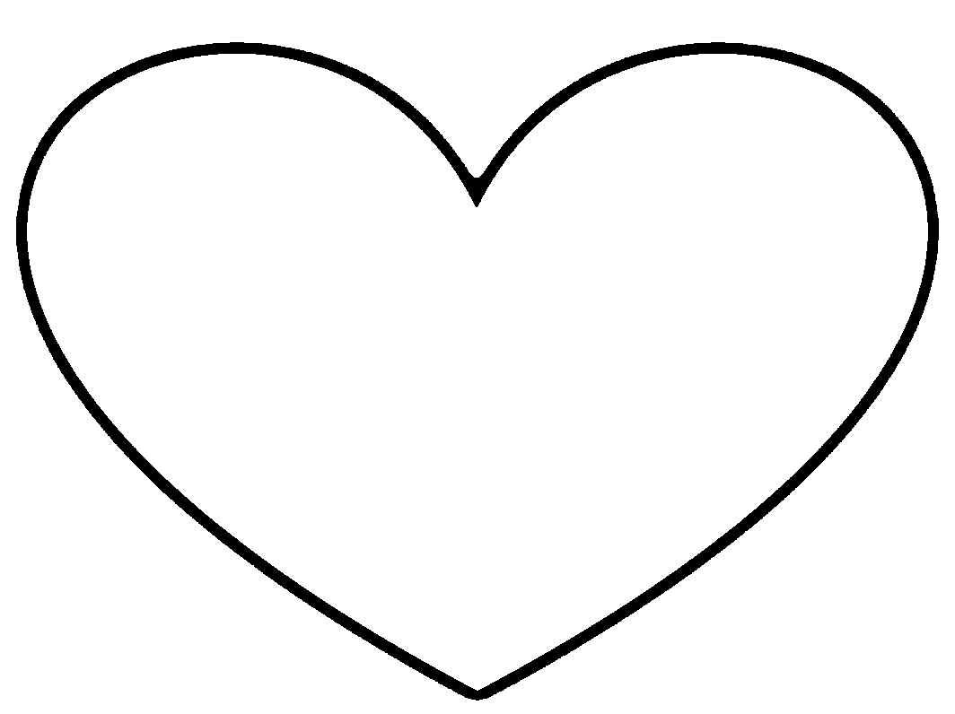 30 Free Heart Templates to Print, Color or Cut Out