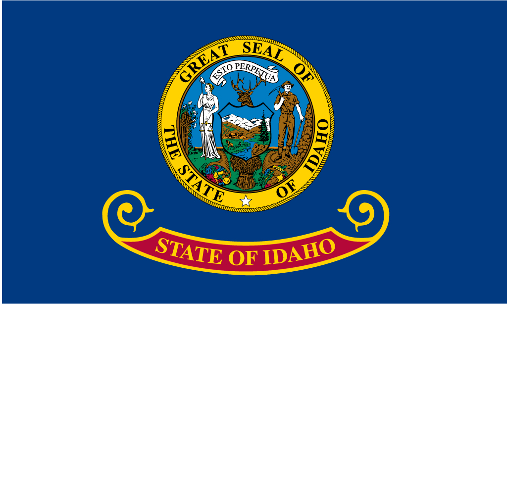 idaho state flag coloring pages - photo #23