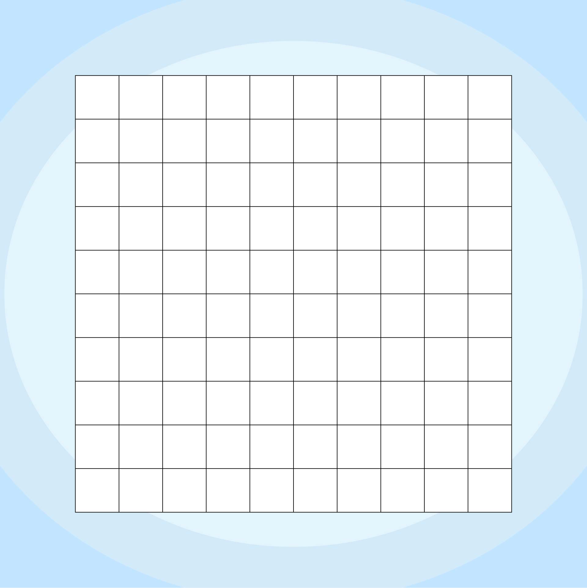 100 Square Chart Printable