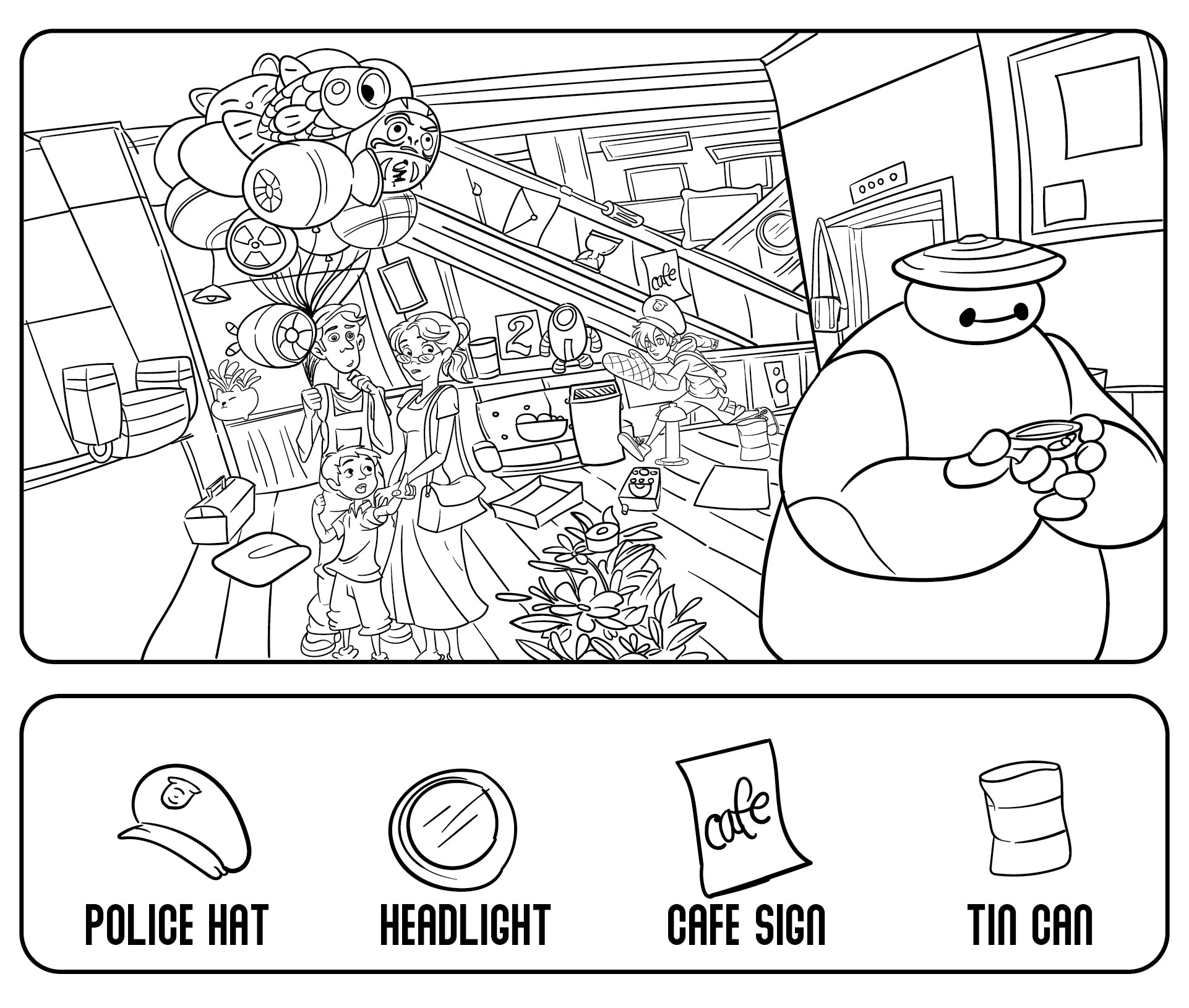 Download 200 Hidden Pictures For Kids Coloring Pages PNG PDF File