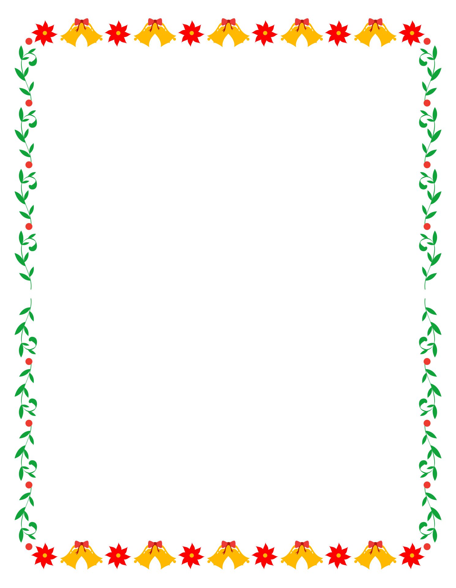 8 Best Images Of Free Printable Christmas Borders Holly Free 