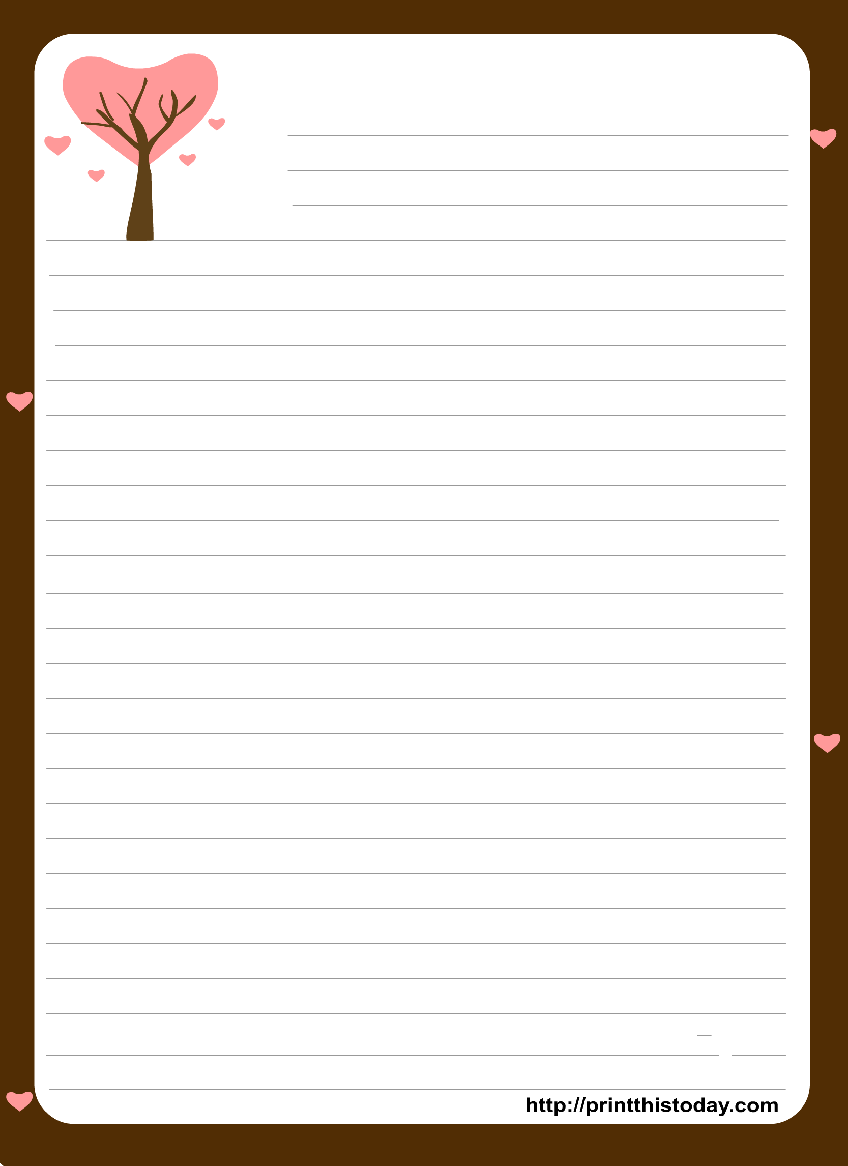 7 Best Images of Cute Note Printable Template Cute Note Paper