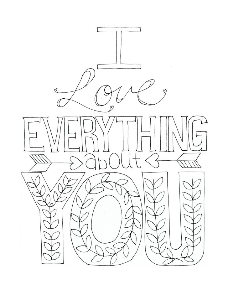 7 Best Images of I Love You Coloring Cards Printable - I ...