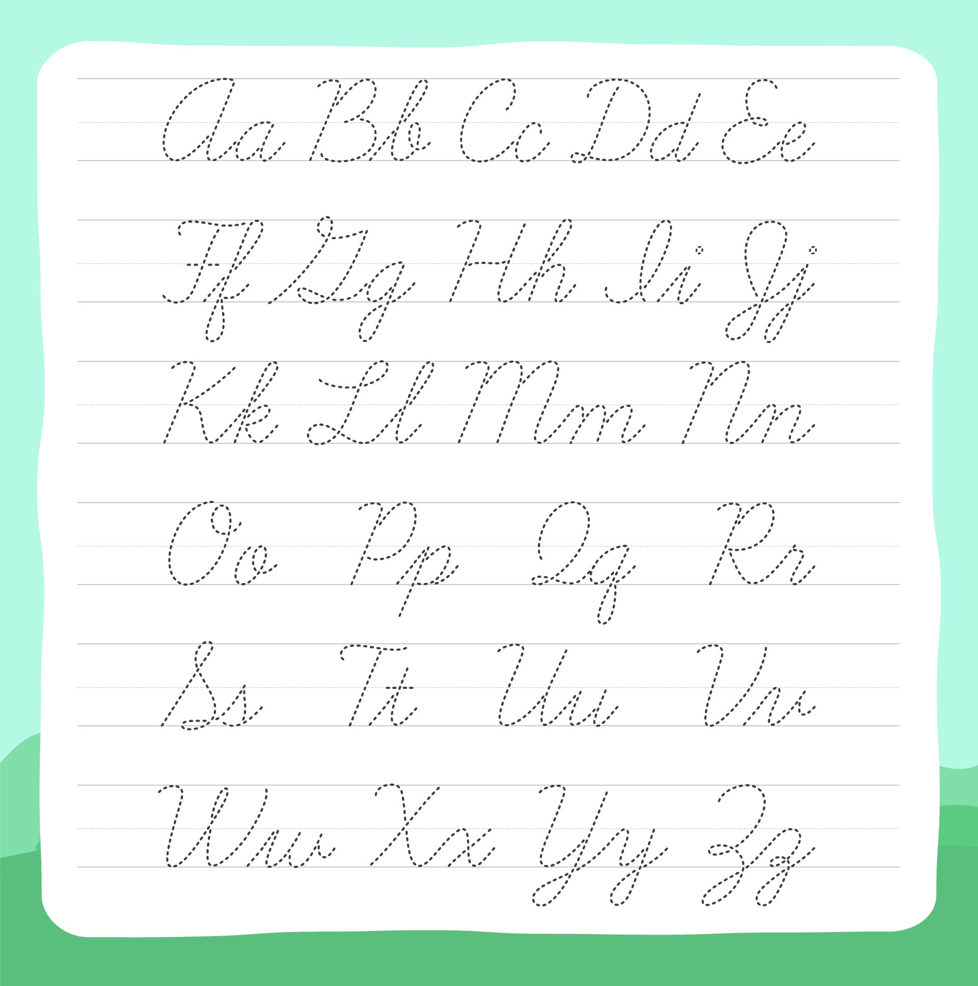 7 Best Images of Free Printable Tracing Alphabet Letters - Free