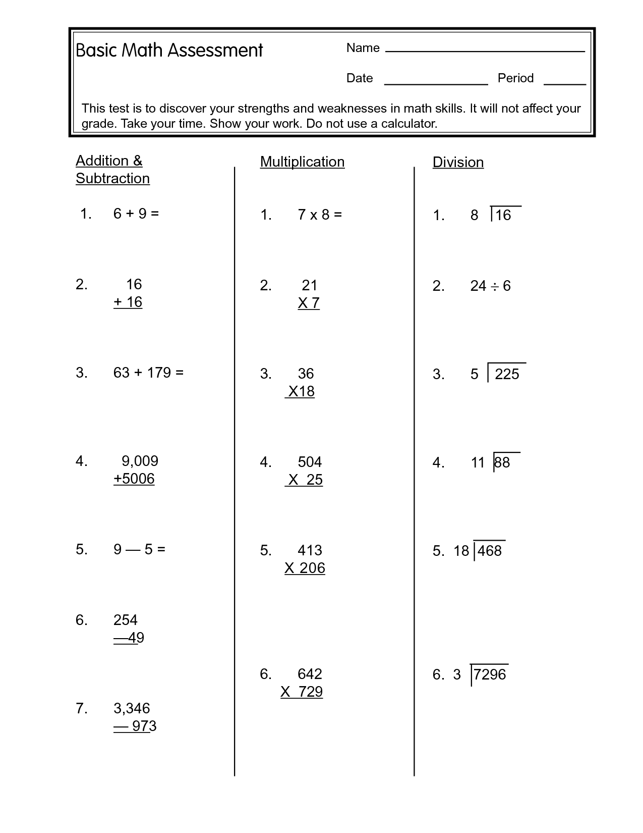 7 Best Images Of 6th Grade Math Test Printable 6th Grade Math 7-best-images-of-6th-grade-math-test-printable-6th-grade-math