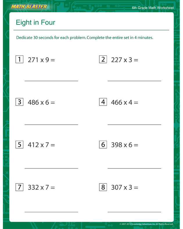 free 6th grade math worksheets activity shelter reading worskheets