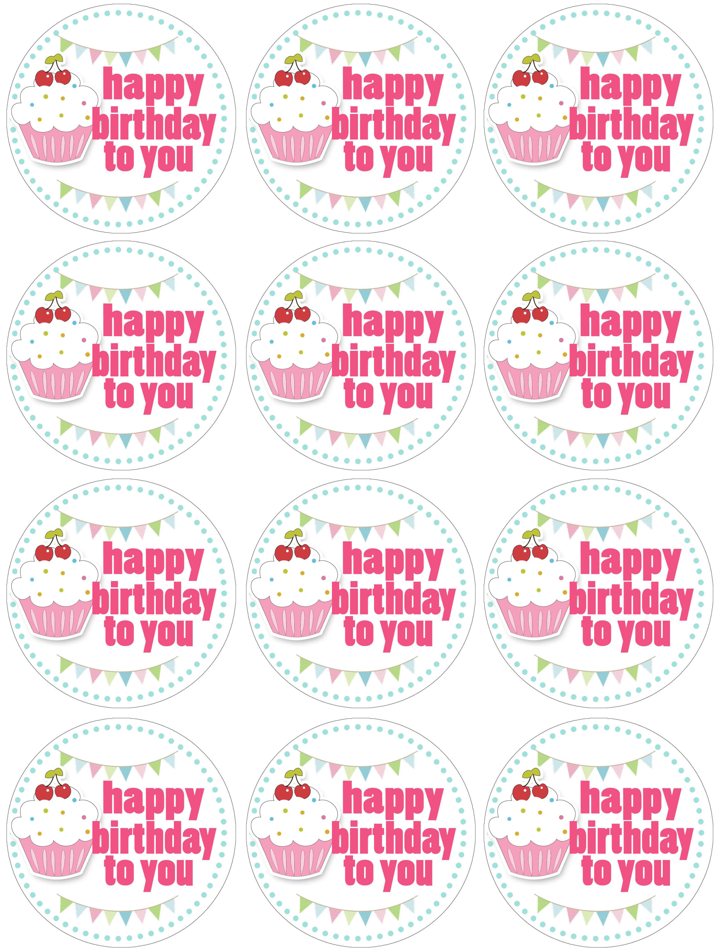 7 Best Images of Cupcake Party Printables Free Birthday Cupcake