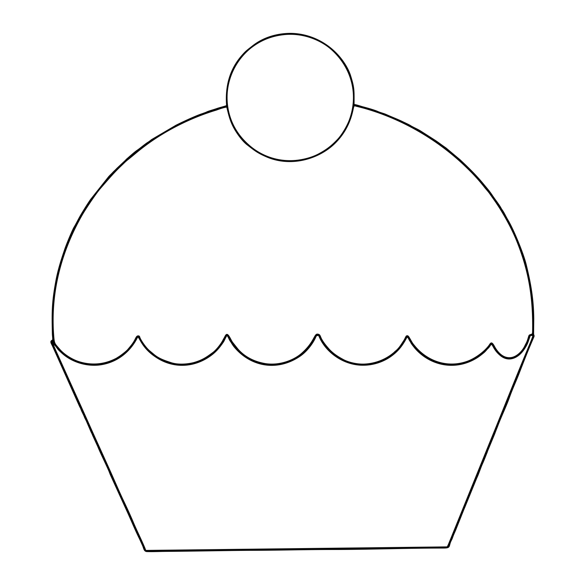 Free Printable Cupcake