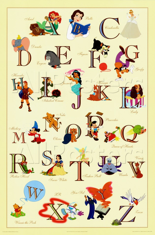 8 Best Images of Disney Printable Alphabet Letters Disney Font