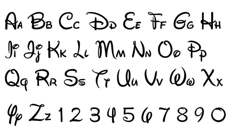 8 Best Images Of Disney Printable Alphabet Letters Disney Font
