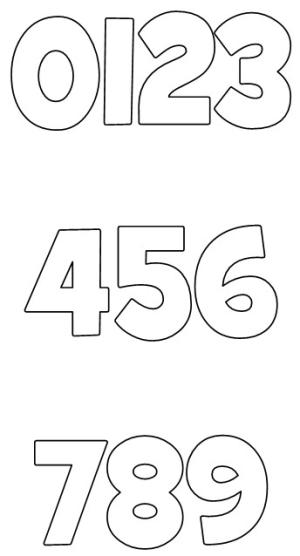 4 best images of printable bubble letters and numbers free printable 