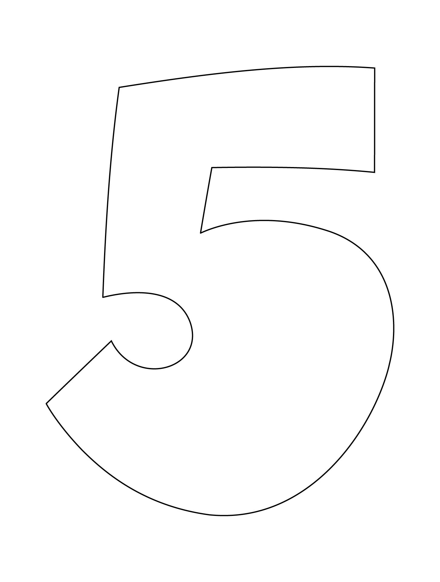 6 Best Images of Printable Number 5 - Free Printable Number 5, Number 5