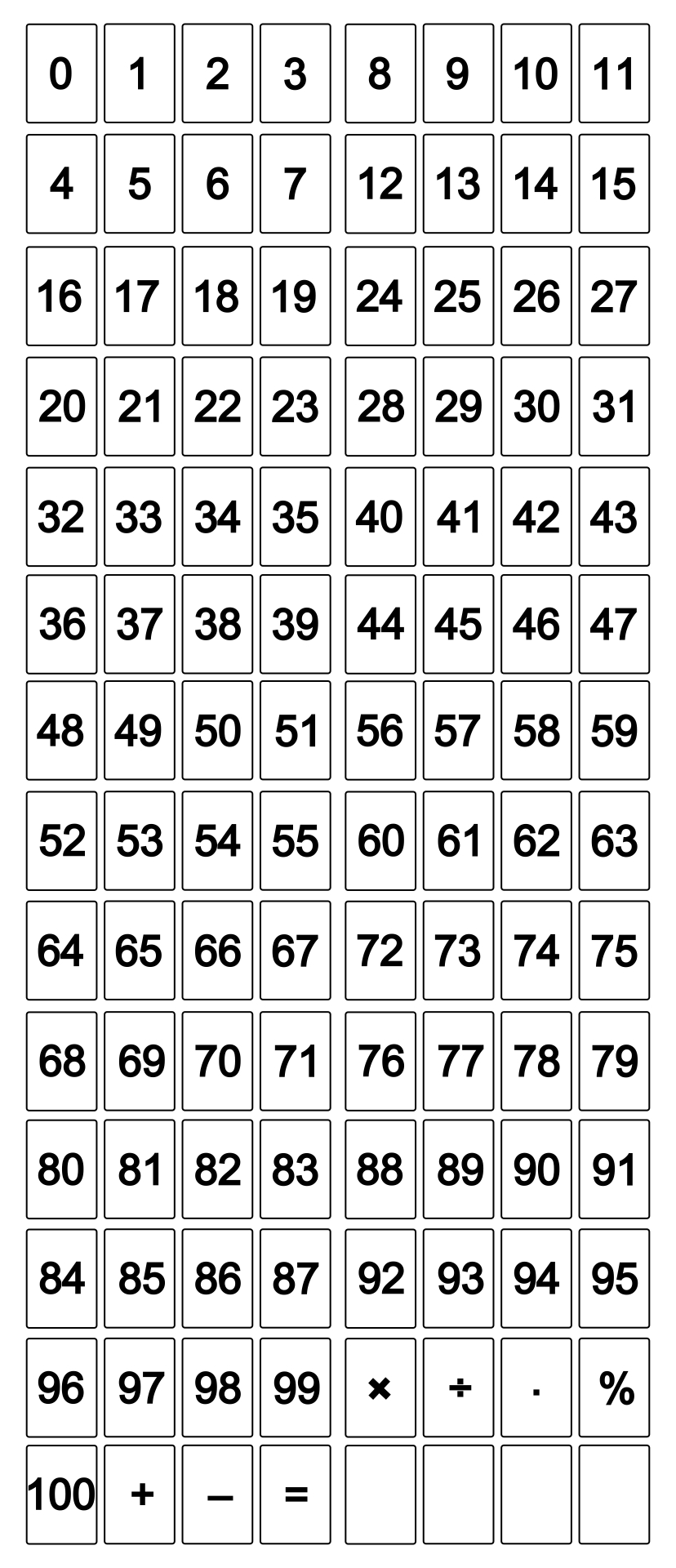 9 Best Images of Printable Number Cards Printable Number Flash Card 1