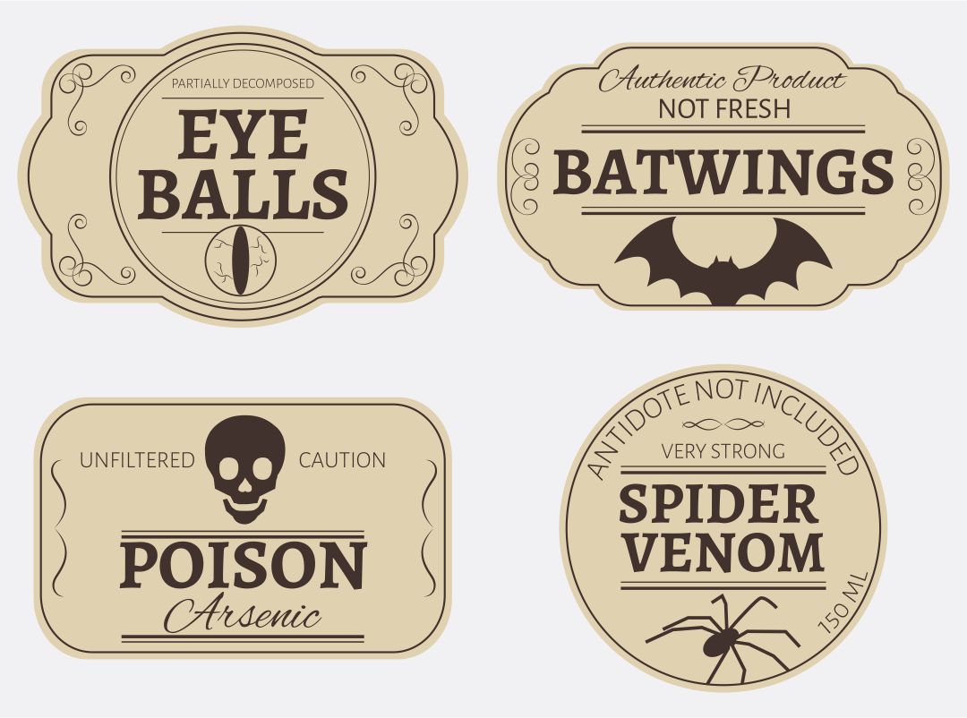 9 Best Images of Printable Halloween Poison Labels Printable Poison