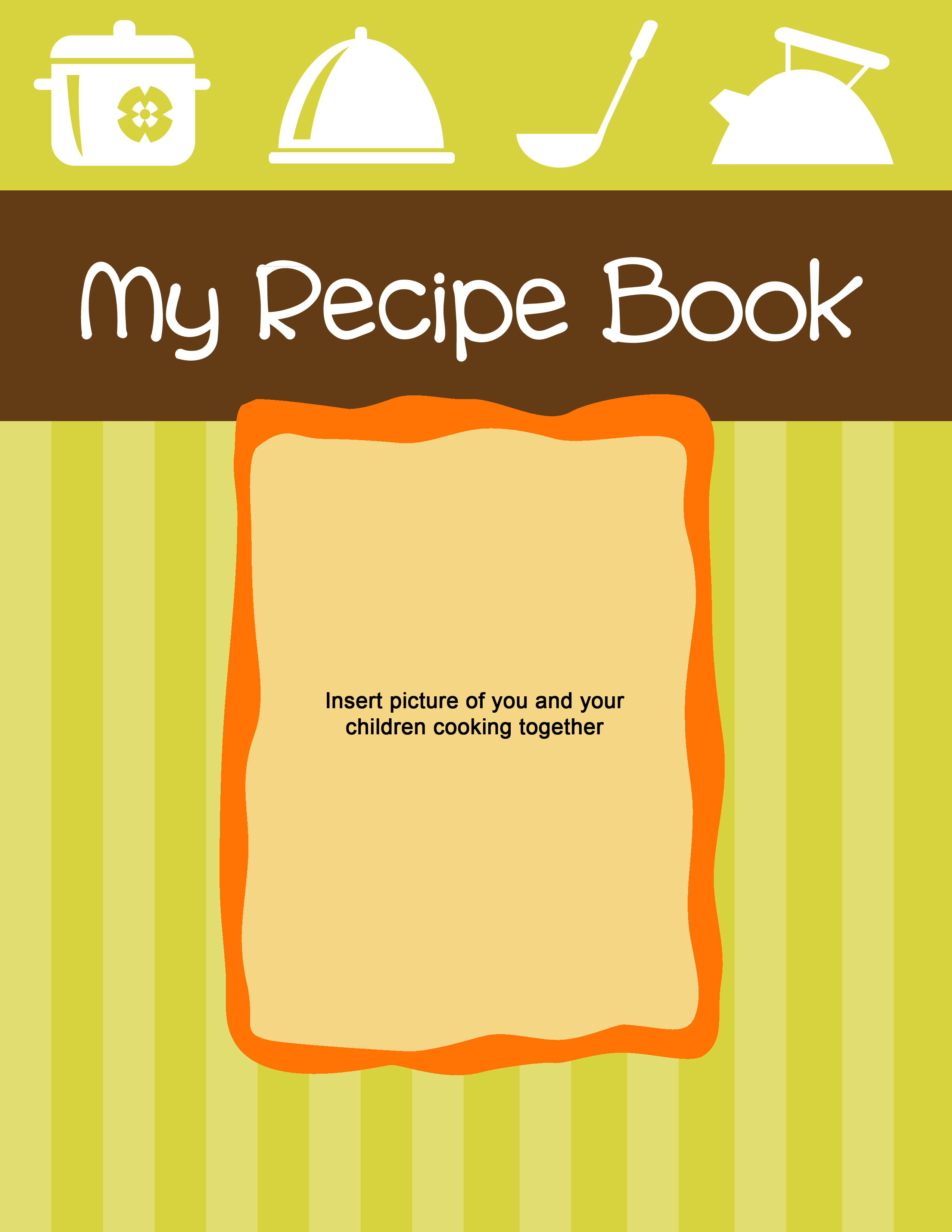 6 Best Images of Recipe Book Cover Printable Recipe Book Dividers