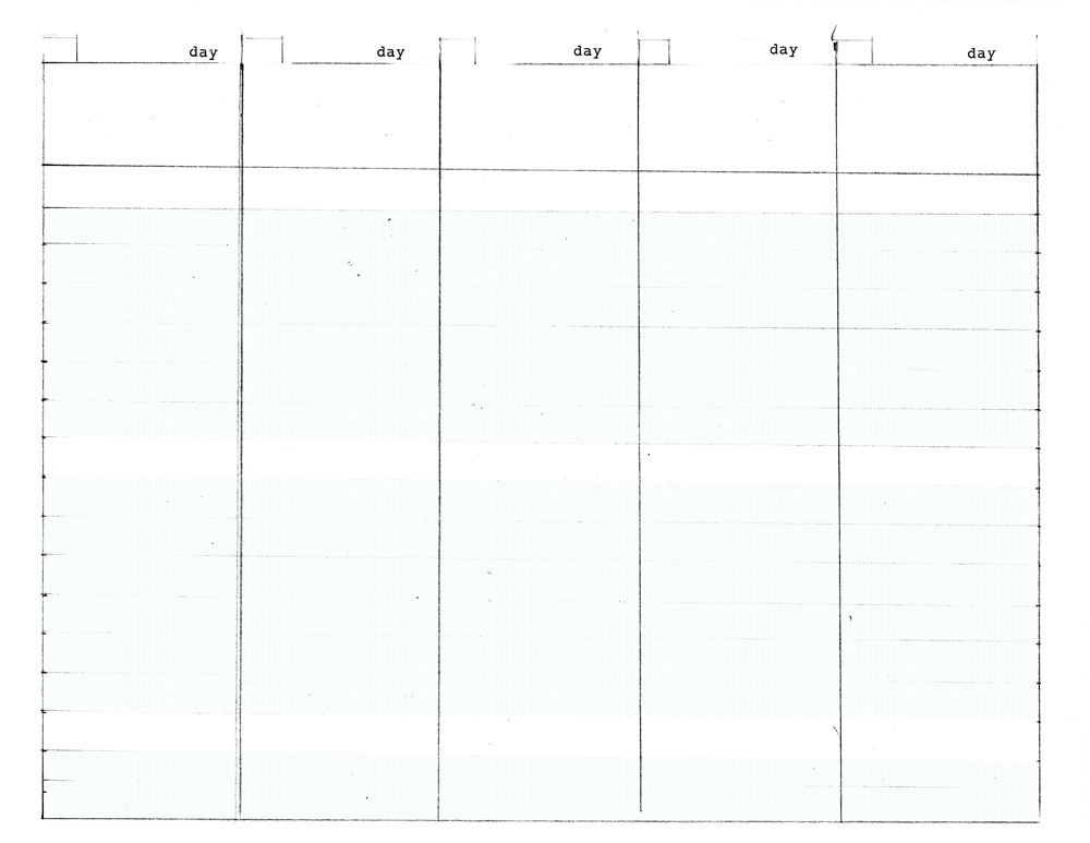 8 Best Images Of 5 Day Week Blank Calendar Printable 5 Day Work Week