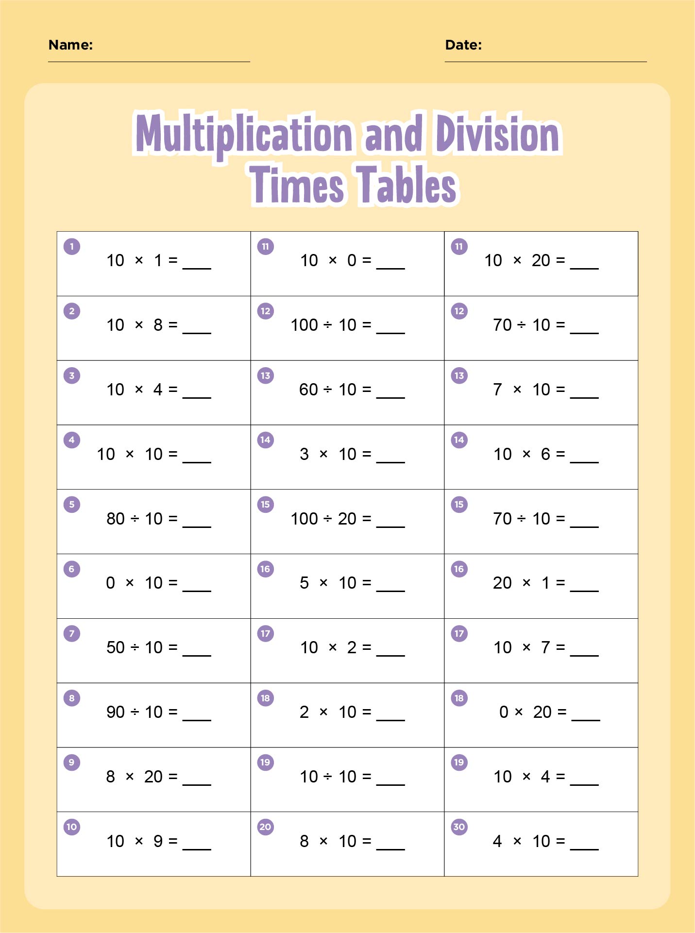 6-best-images-of-printable-timed-math-drills-multiplication-100-multiplication-worksheet-math