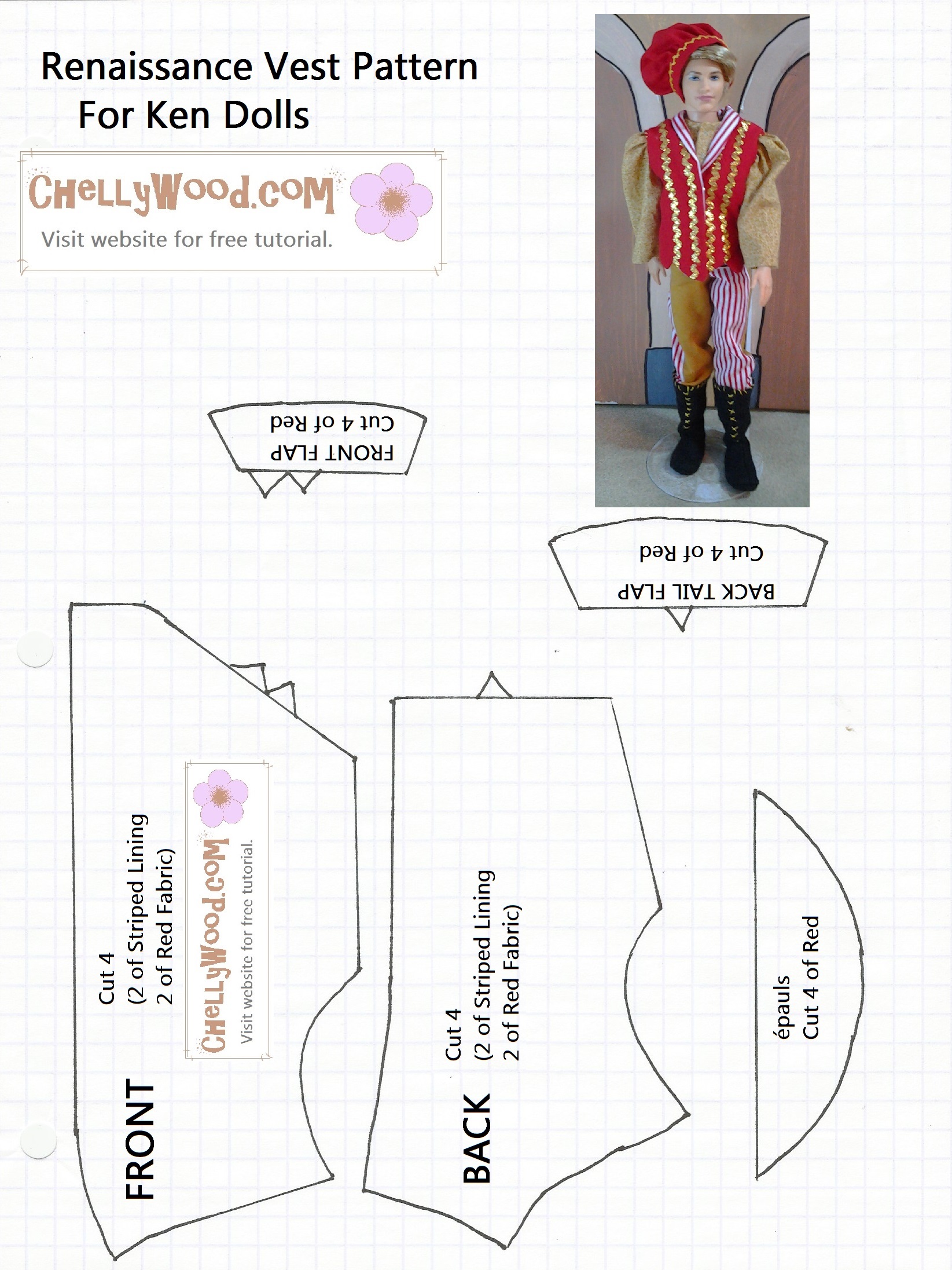 Free Printable Barbie Doll Clothes Patterns
