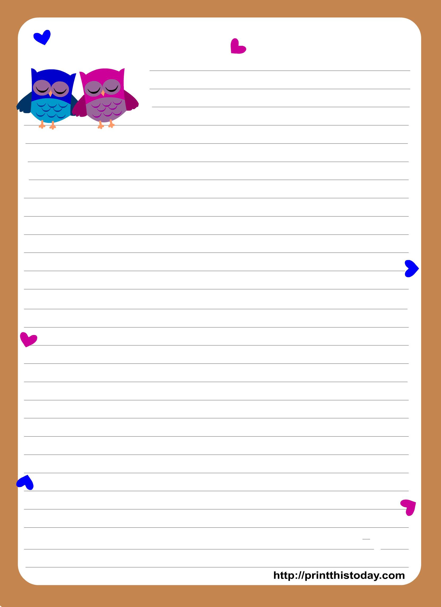 Free Printable Lined Paper For Kids Free, printable lined writing